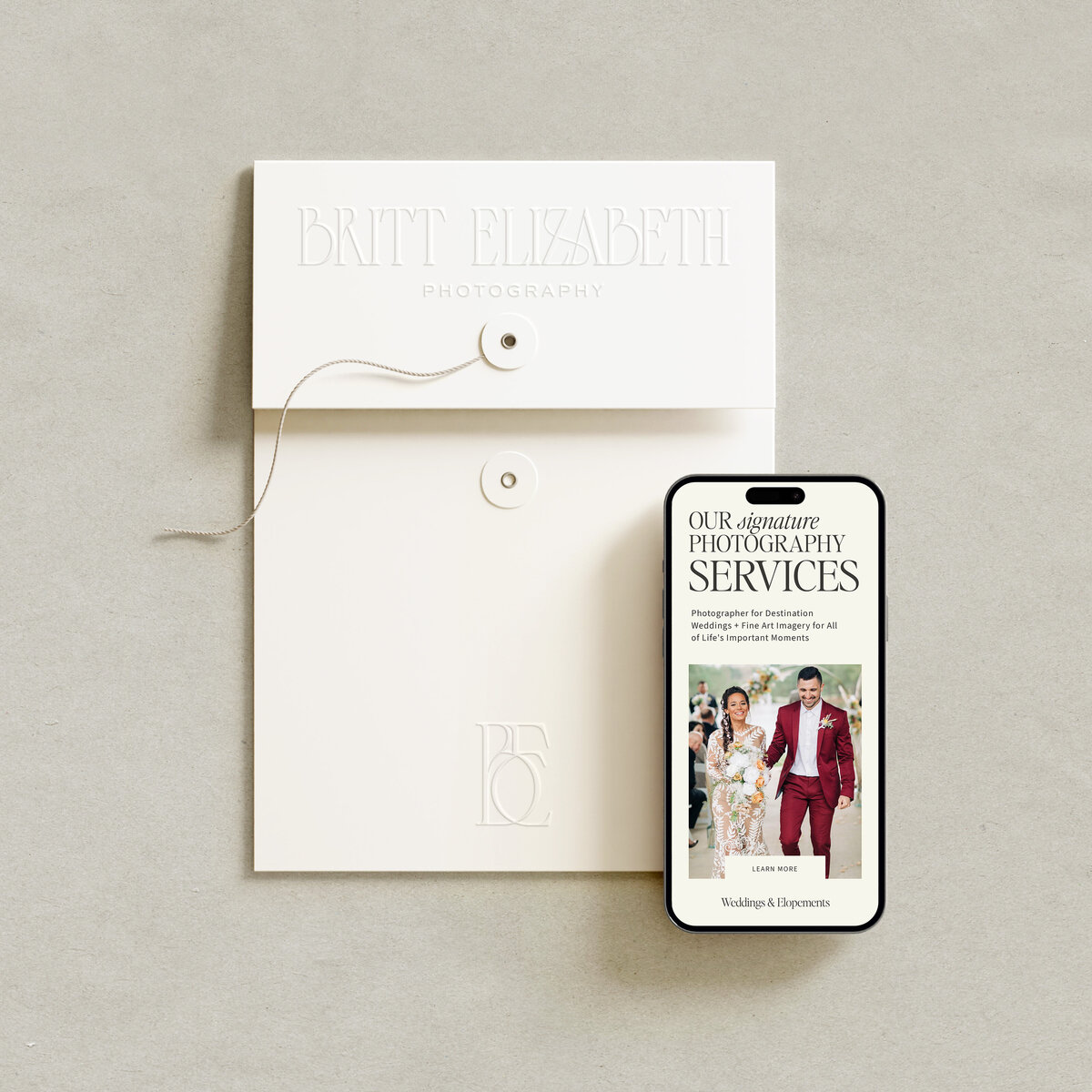 BEP Mailer Embossed + iPhone
