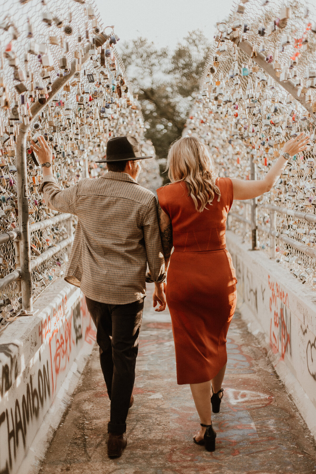 Romantic Engagement Shoot - Buffalo Bayou Park, Houston Texas-74