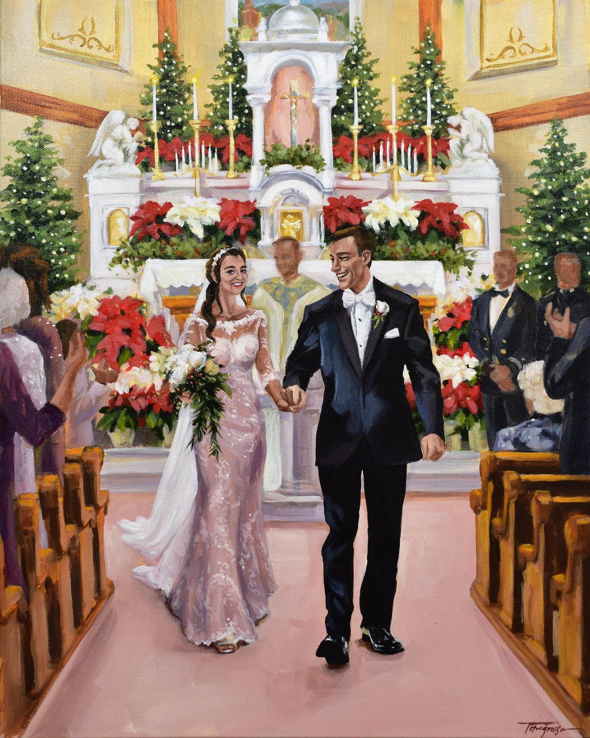 Wedding Portrait Paintings From Photos