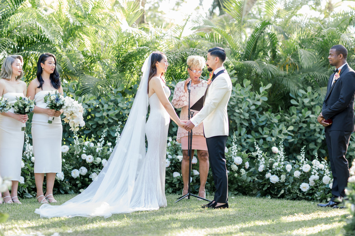 Miami Samsara Garden Wedding - Australian Bride and Groom