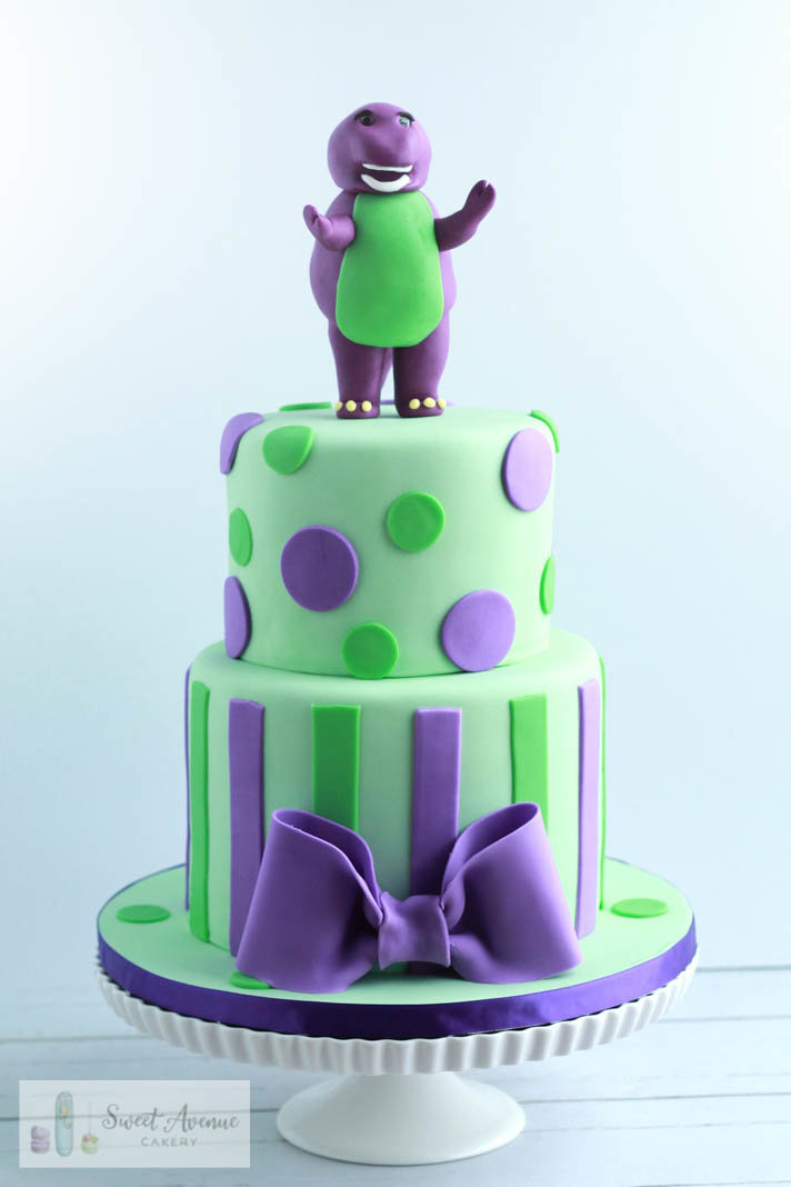barney birthday cake