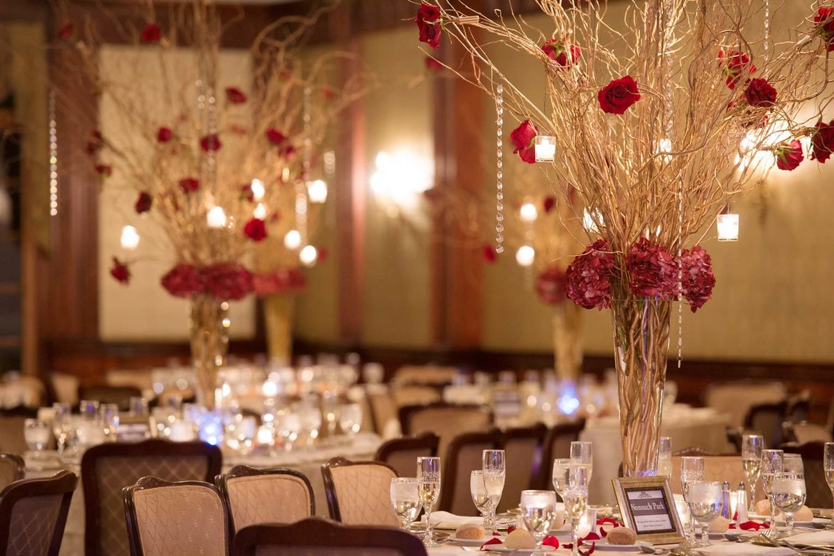 The Mansion at Oyster Bay wedding centerpieces