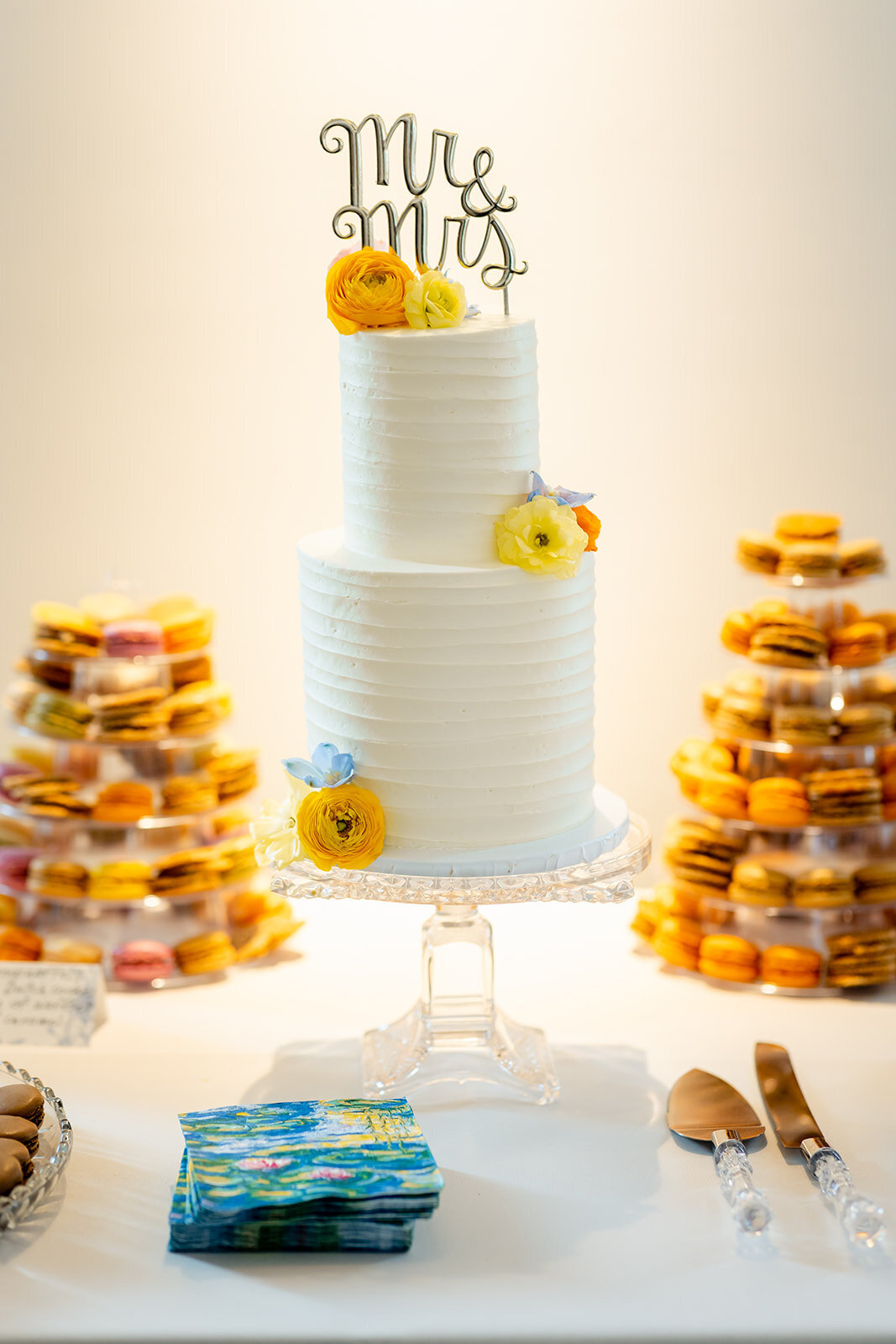 Wedding Cake and Dessert table