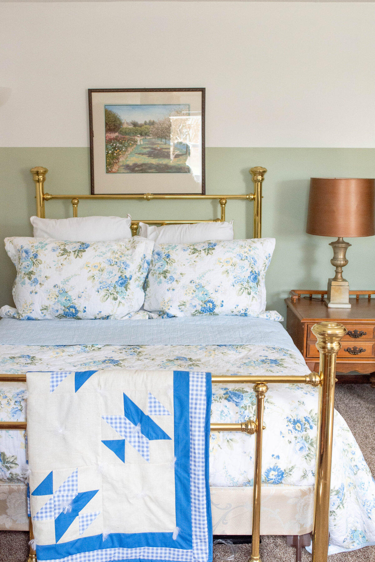 Green and Blue Boy Nursery Guest Room -14