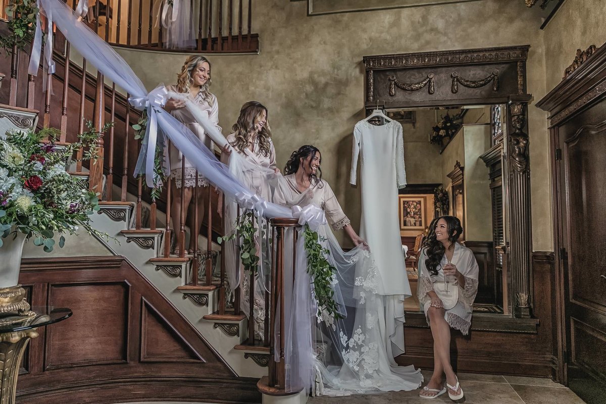 NJ Wedding Photographer Michael Romeo Creations wedding dress