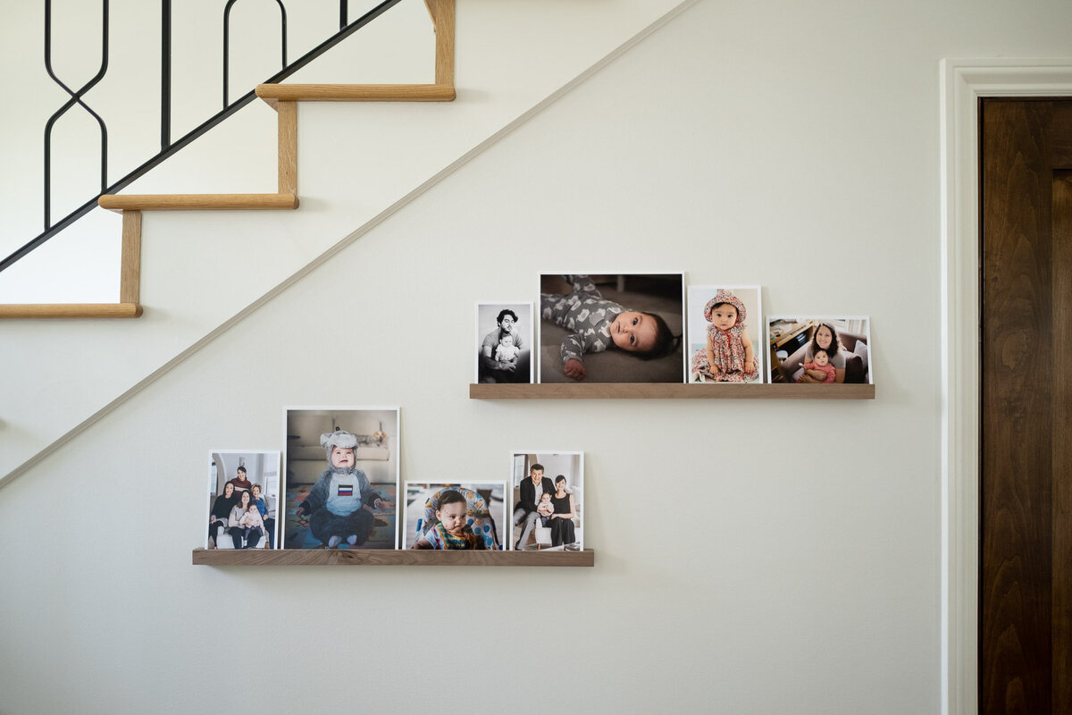 photo ledge wall display