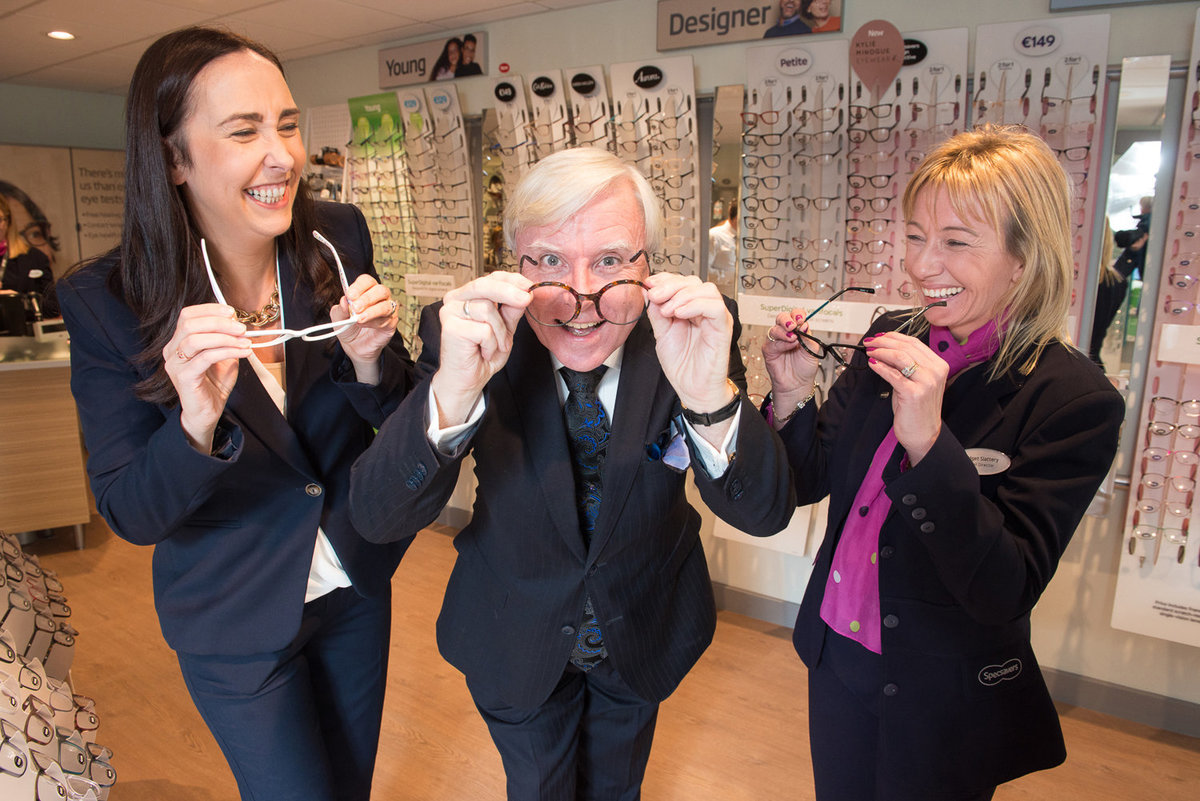 Francis Brennan, Park Hotel opening Specsavers Tralee store