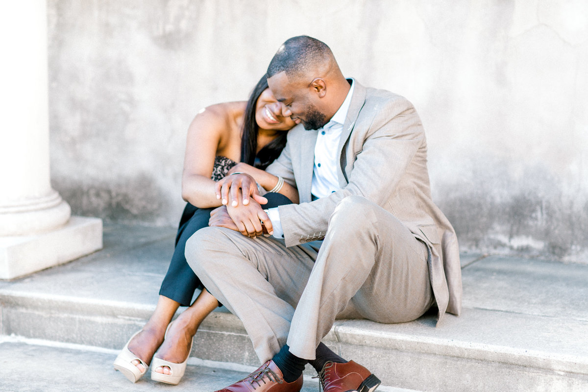 atlanta photography engagement session millennium gate museum