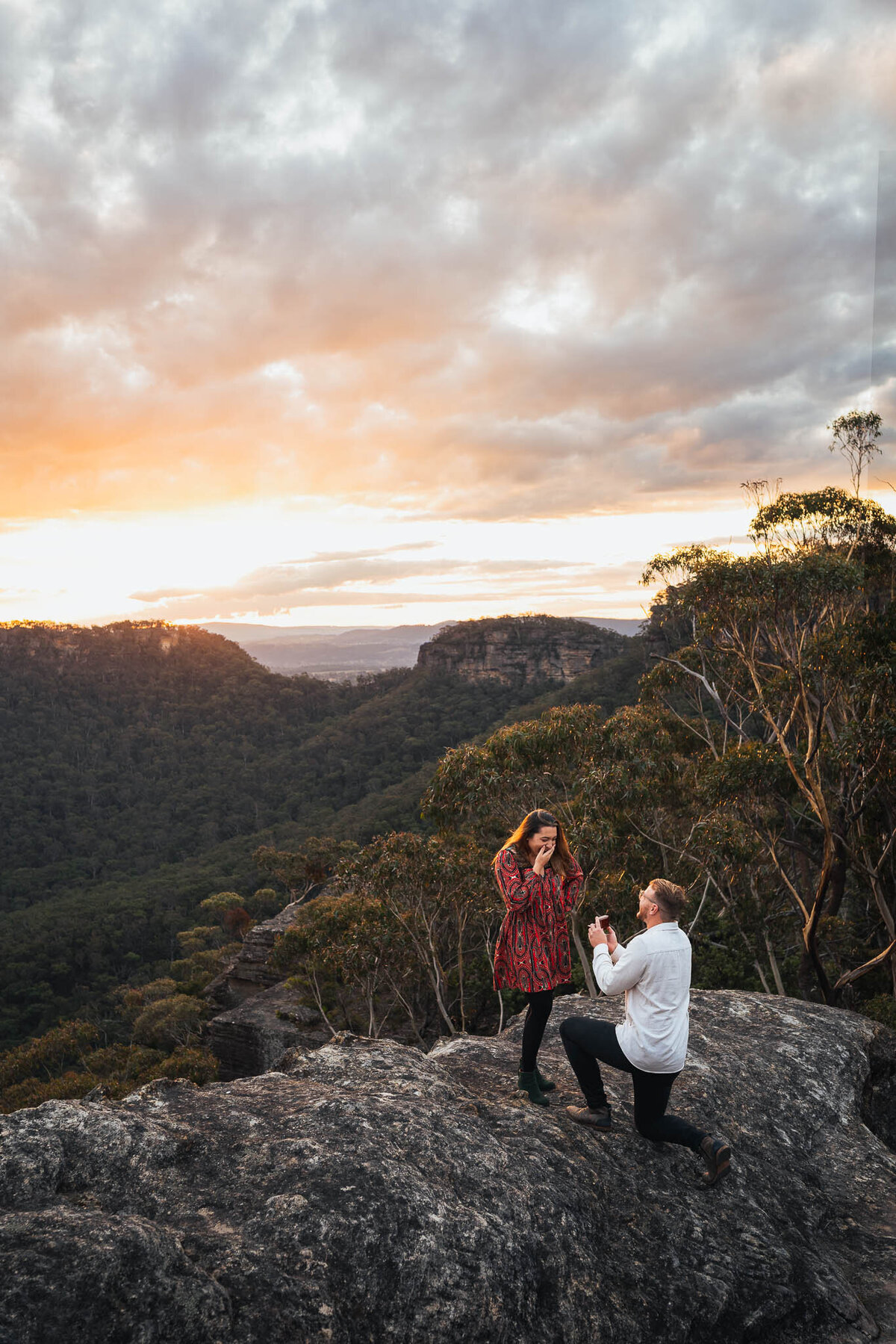 Blue Mountains Sunset Proposal Photography-24