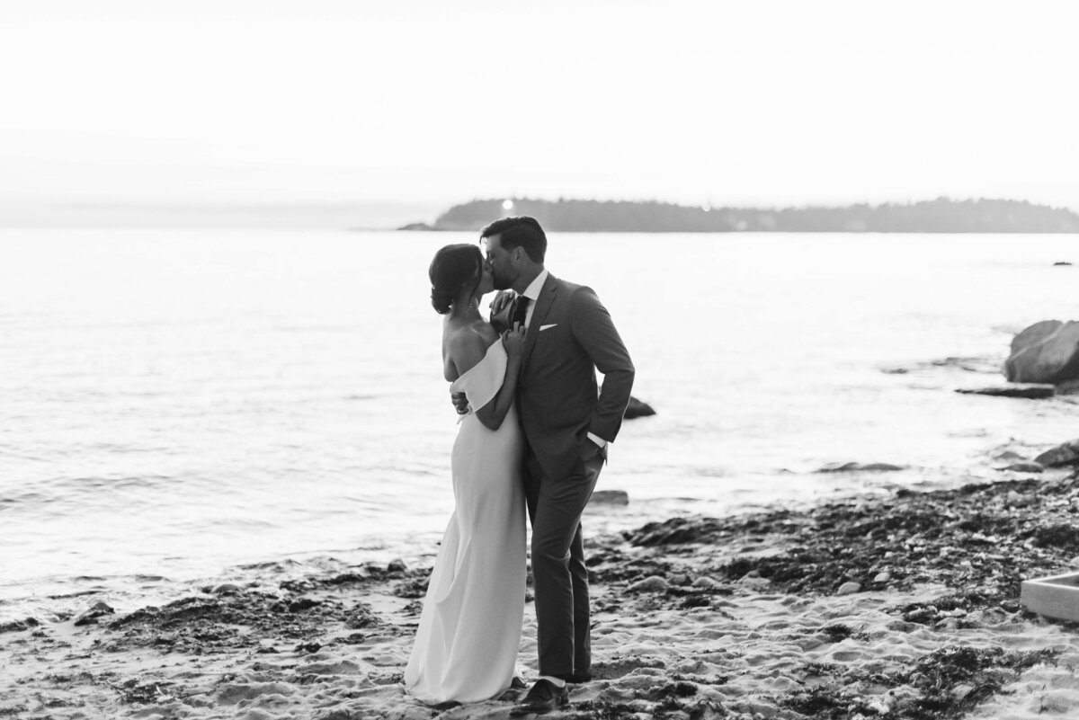 Bride and groom portraits at Oceanstone Resort Wedding in Nova Scotia