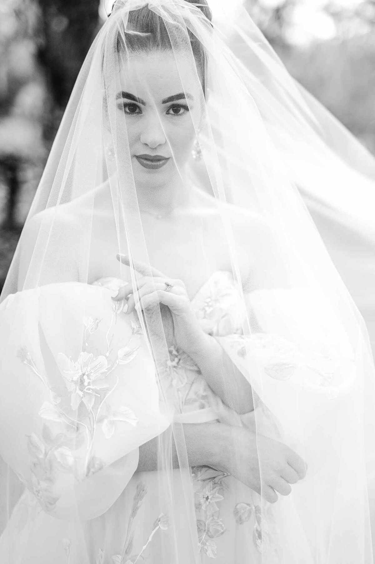 Black and White Editorial Style Wedding Photographer