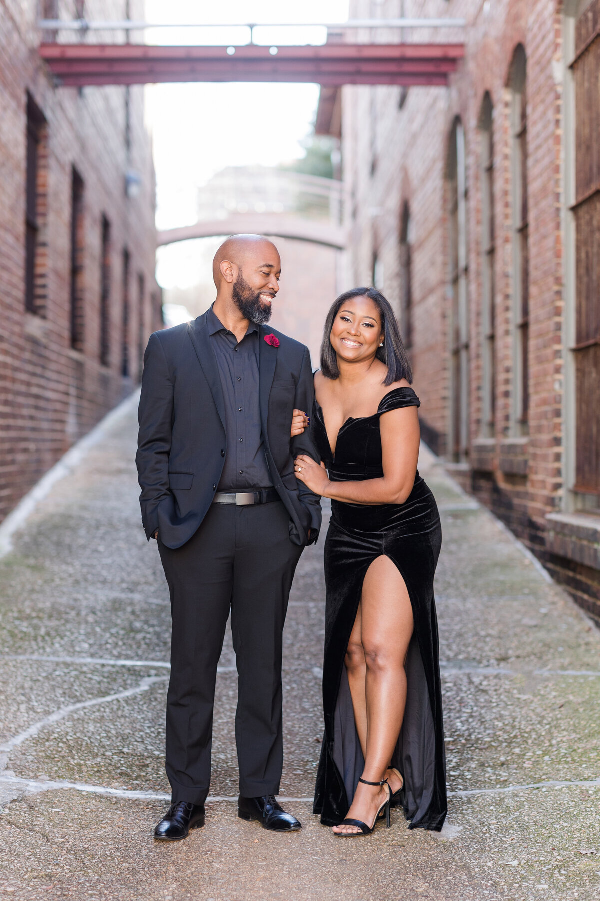 Downtown Raleigh engagement