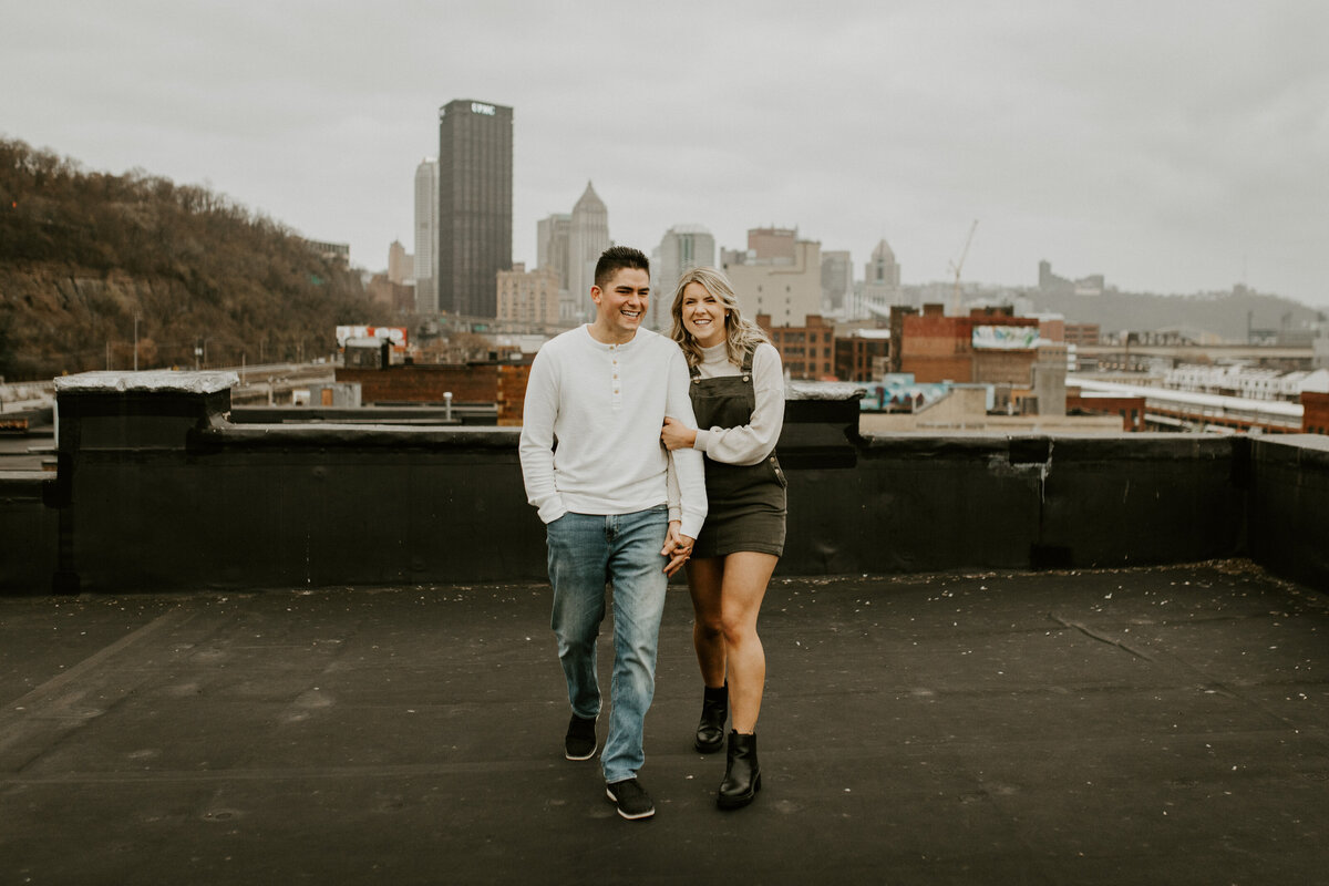 PIttsburgh Strip District engagement session