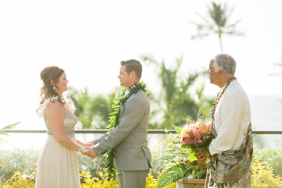 maui vow renewal at the Four Seasons