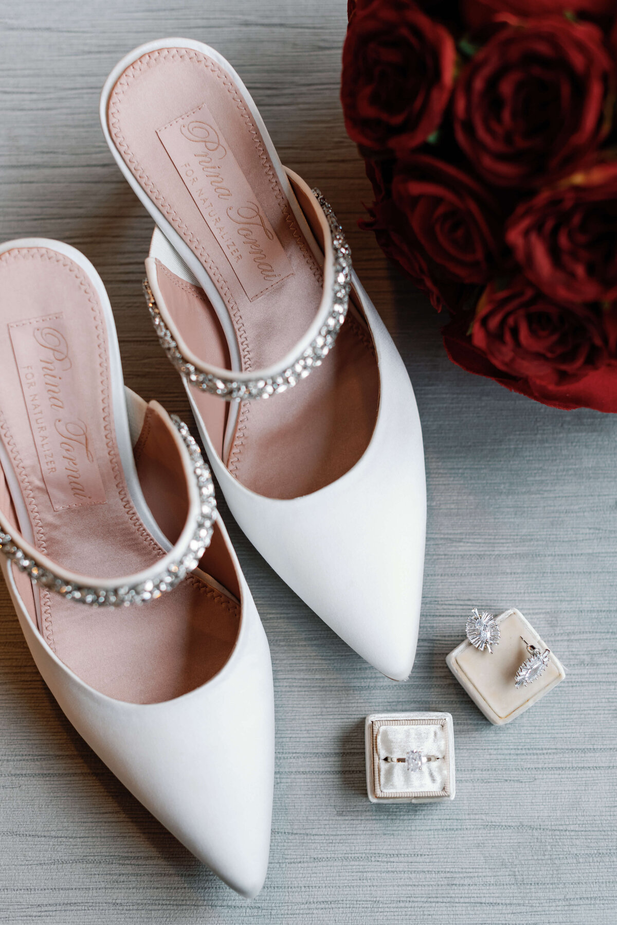 Wedding shoes and jewelry by  Halifax wedding photographer, Alyssa Joy Photography