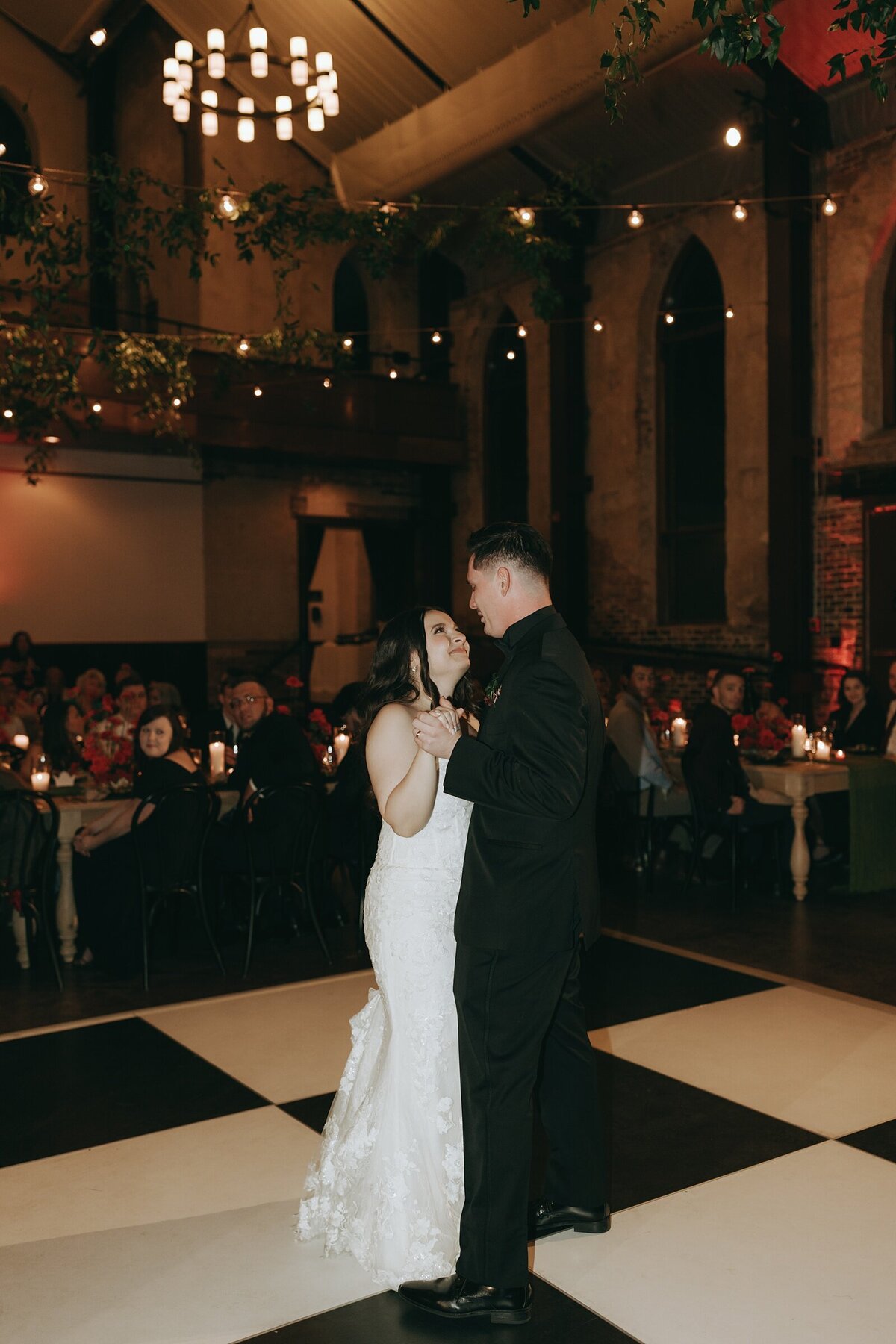 Jordan and Ian Romantic Red Rock and Roll Wedding Brooklyn Arts Center_0008