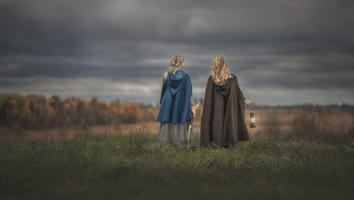 creative fine art photography of girls going on a journey taken by Soinia Gourlie  Fine art Photography