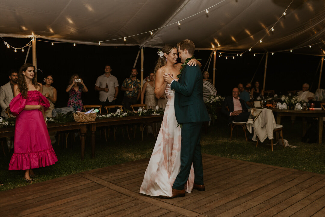 First Dance Ritz Maui Wedding