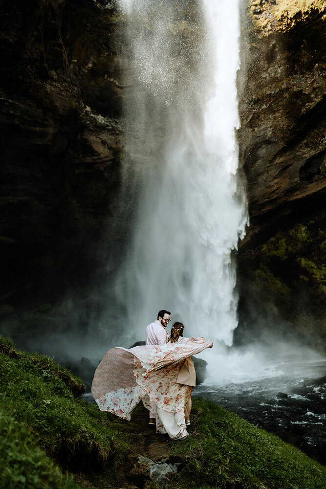 Romantic-Iceland-Waterfall-Wedding-Photography-149