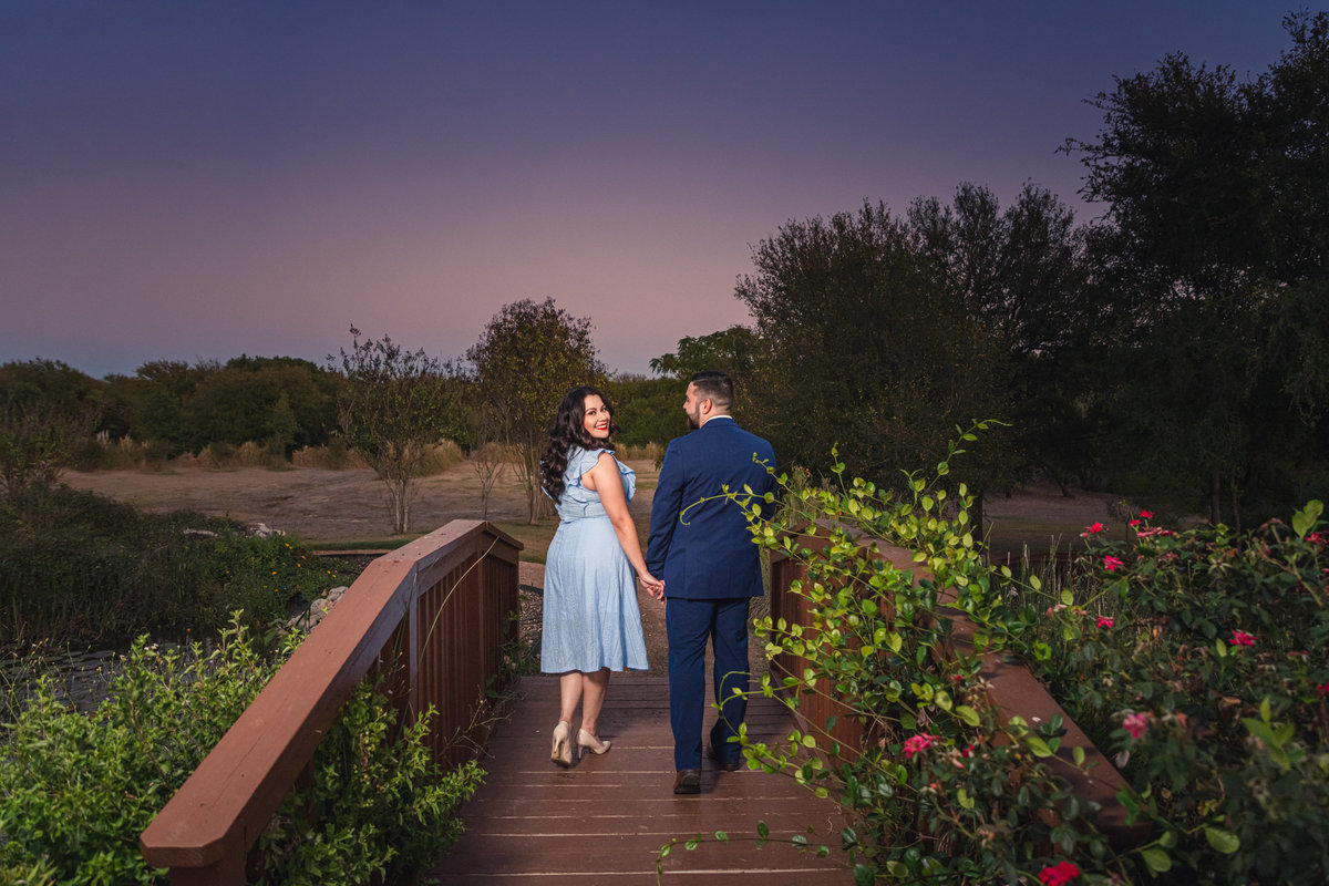 Texas Old Town Stone Hall Engagement