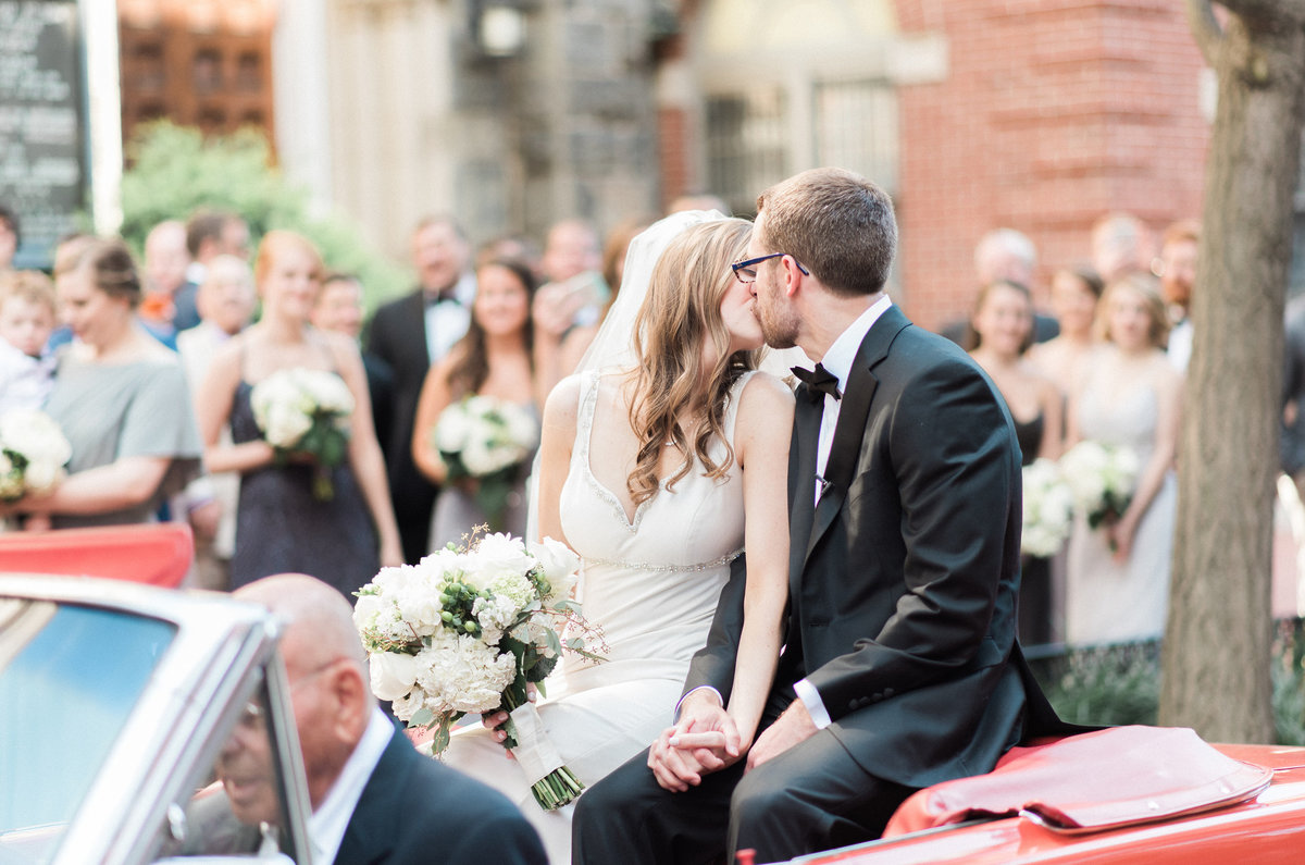 first-kiss-mustang-convertible-wedding-photography-dc