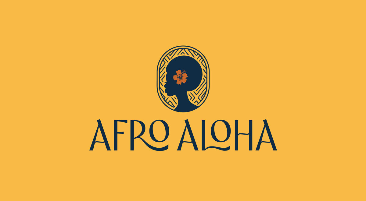Primary Logo Design for Hawaii Black Cultural Hub Afro Aloha