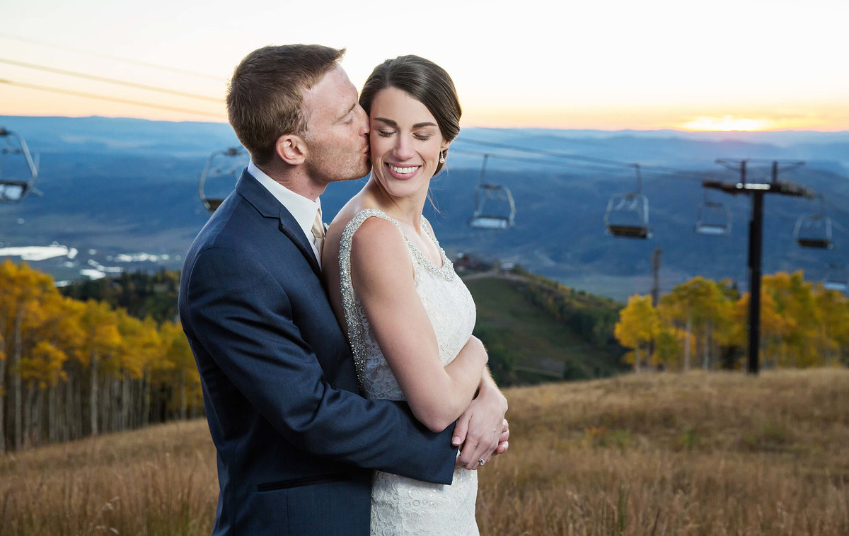 Steamboat Springs Wedding photographer at Four Point Lodge During Fall