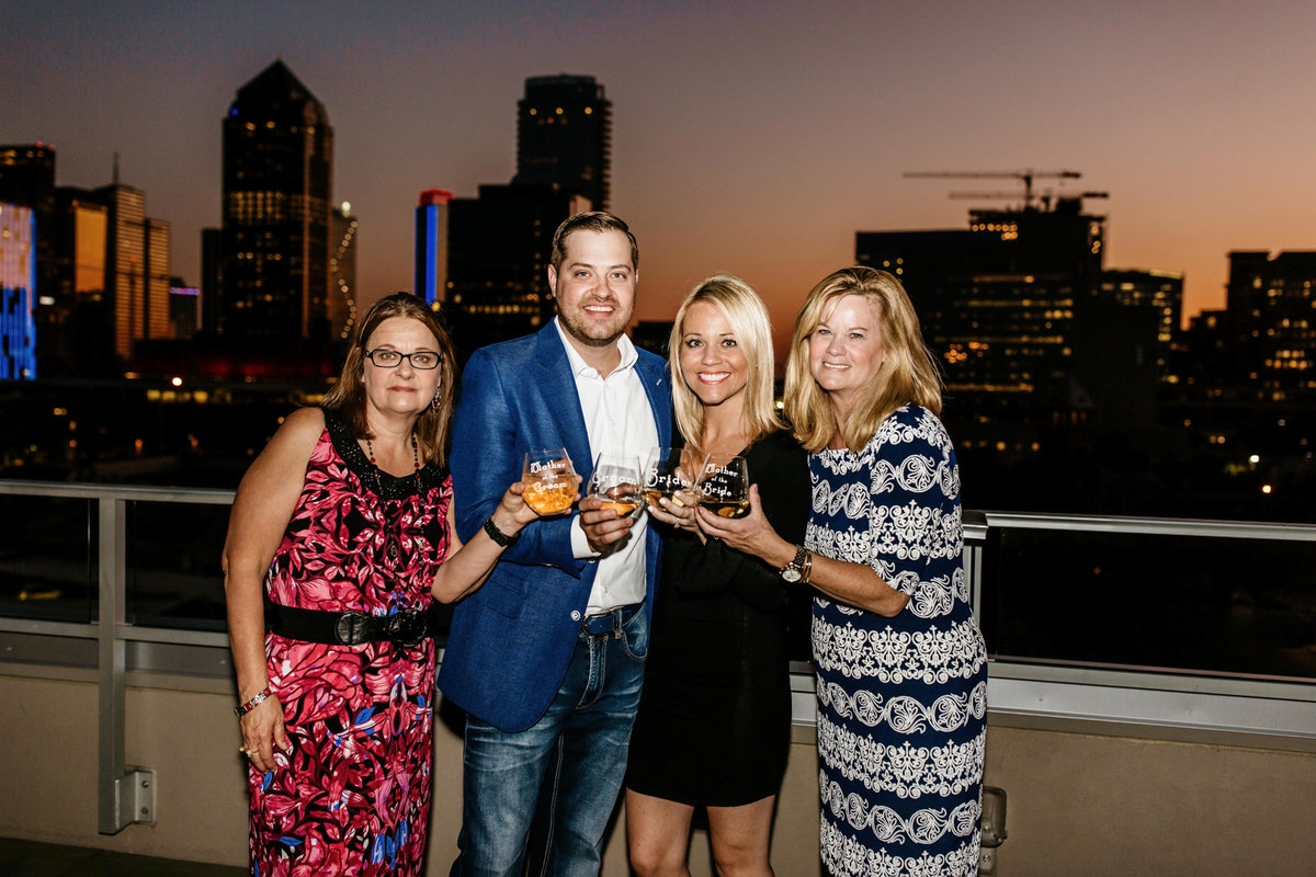 Eric & Megan - Downtown Dallas Rooftop Proposal & Engagement Session-258