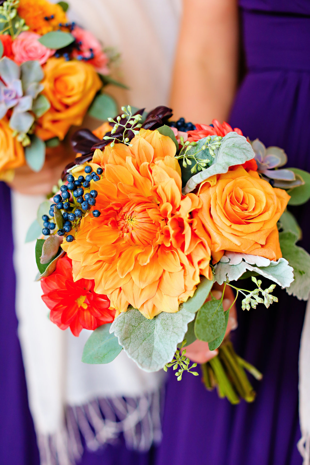 Dana & Bill - Bridesmaids Bouquets