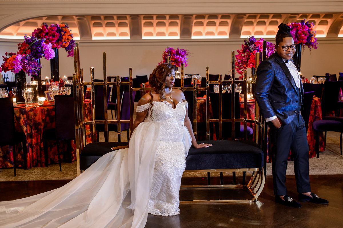 Viral NJ Wedding Bridesmaids in Tuxedos Same Sex 31