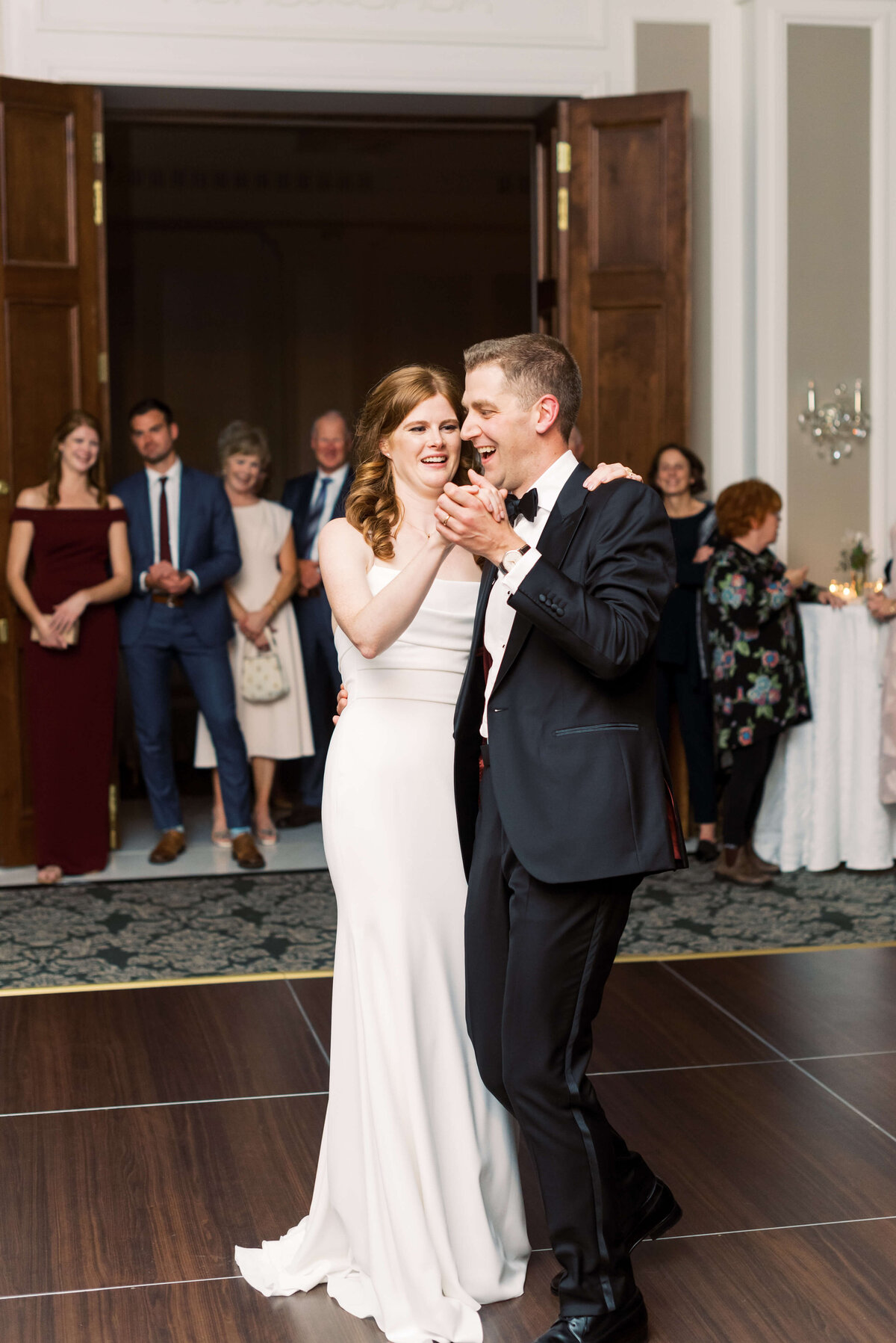 Bride and groom first dance at Lord Nelson Hotel Wedding, in Halifax, Nova Scotia