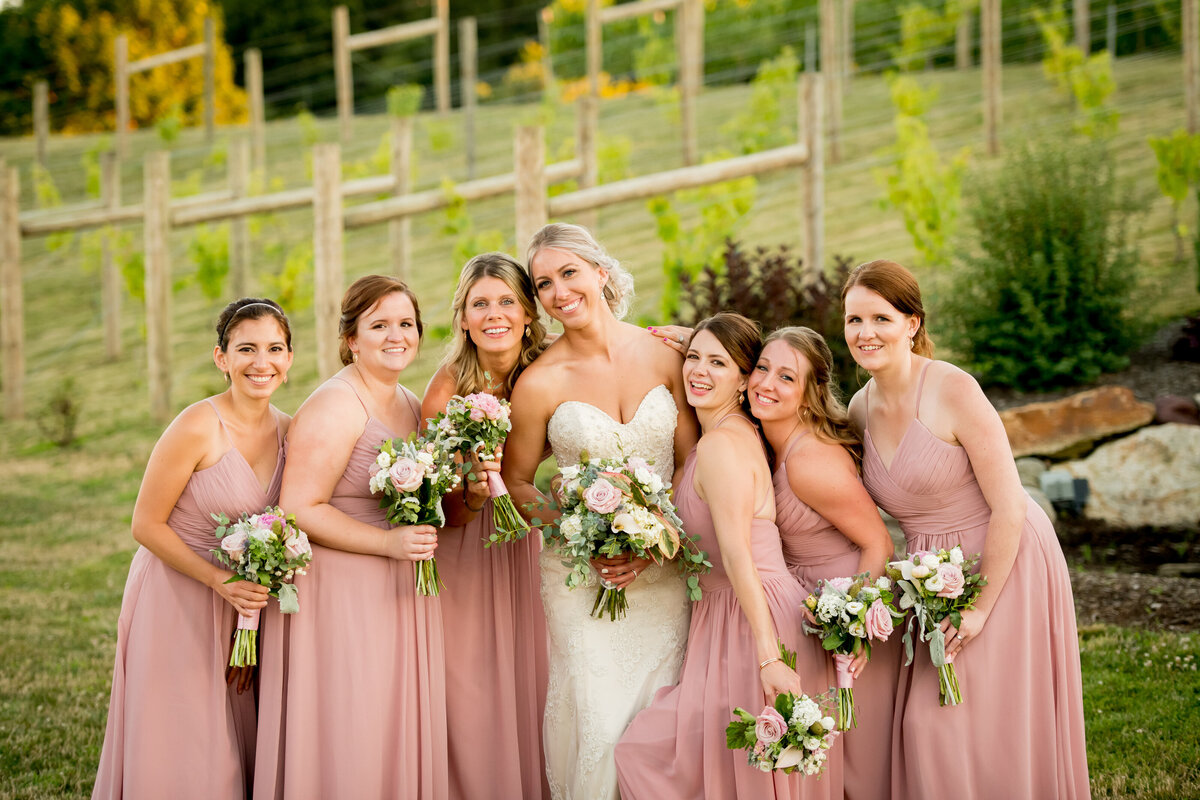 Folino Estate Wedding  photography bridal party