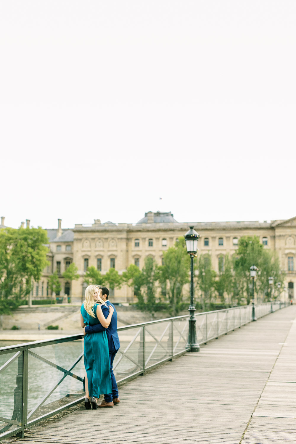 Couple enjoying view in Paris
