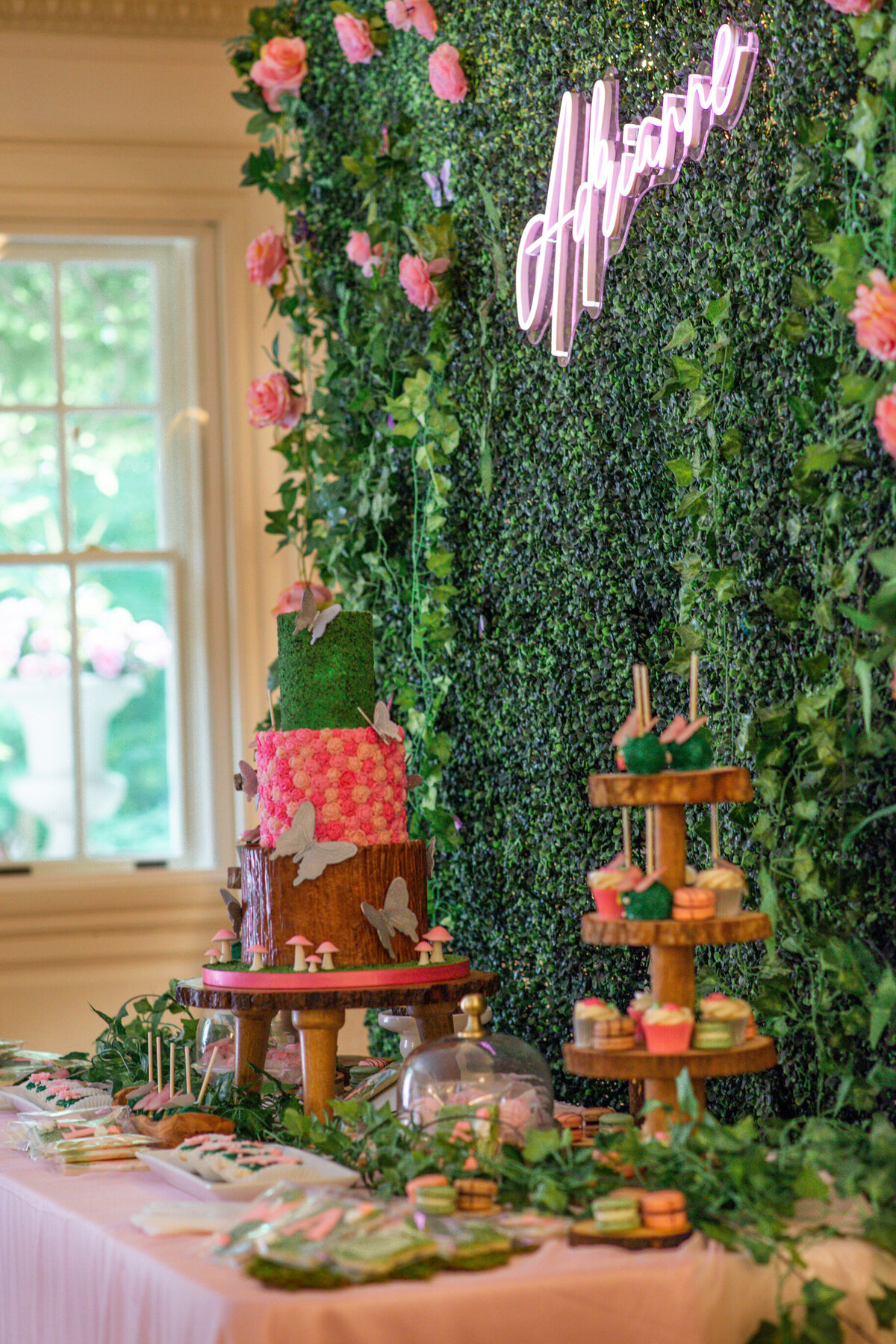 ENCHANTED FOREST BABY SHOWER, IRIODENDRON MANSION