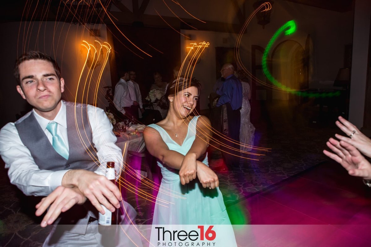 Dancing the night away at a Vista Valley Country Club Wedding Reception