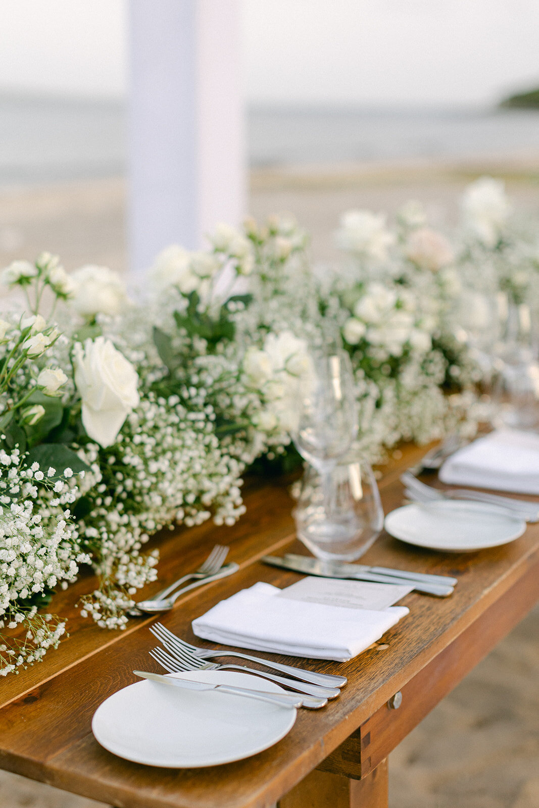 Romantic destination wedding on the beach in St. Kitts, Caribbean