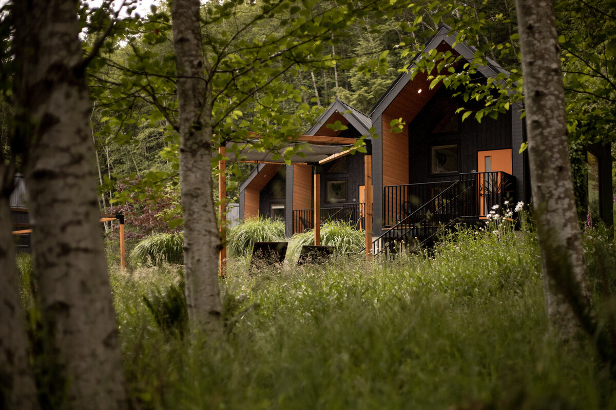 Nectar Yoga Forest View Deluxe Cottages Exterior Vancouver British Columbia 06_2023 @abbydellphotography