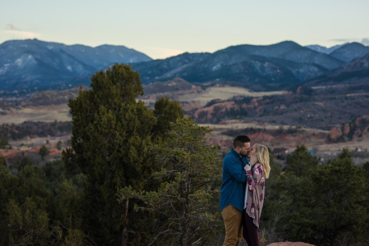 Garden of the Gods Suprise Proposal