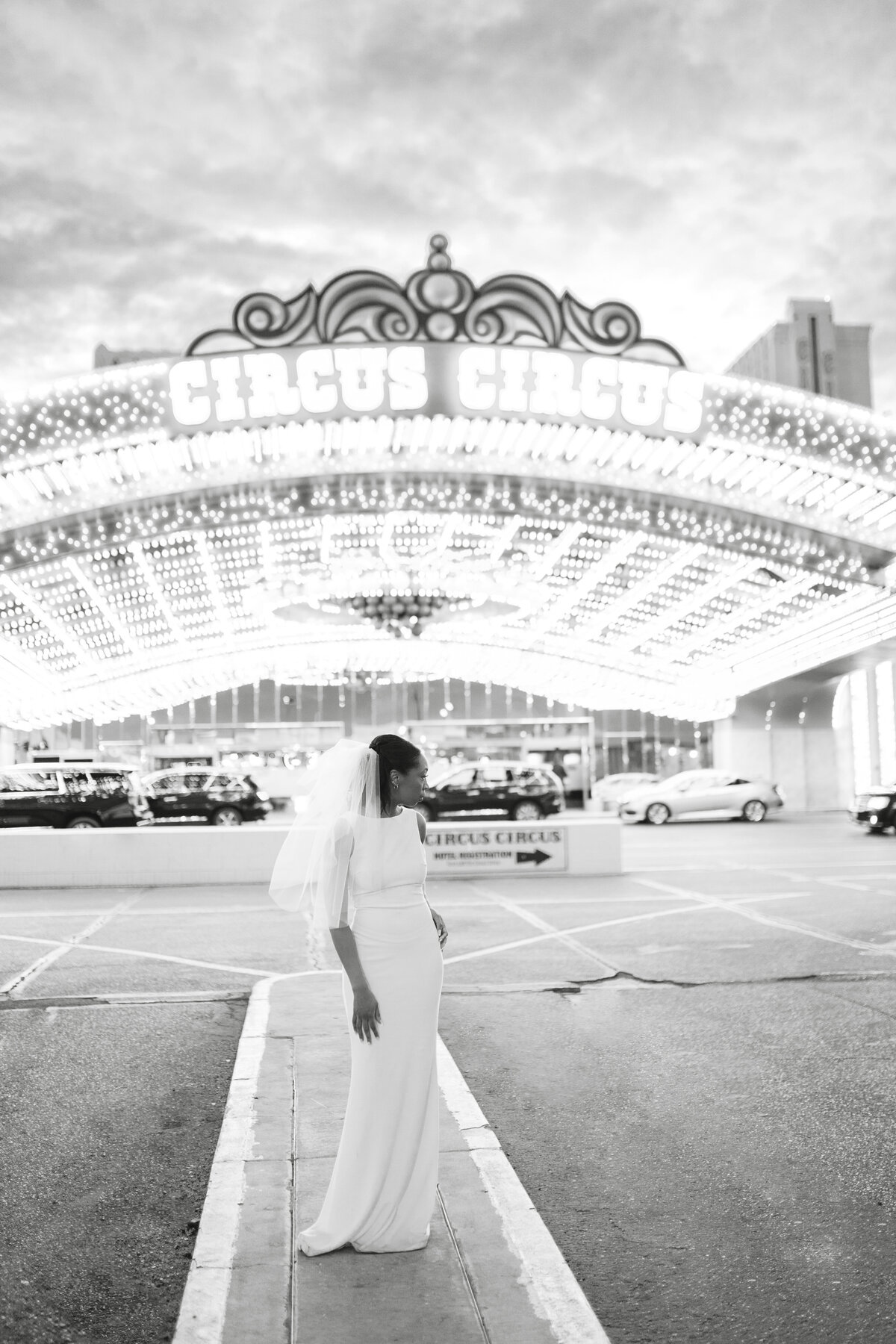 Outside Circus Circus - Bridals-35