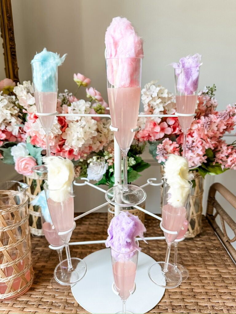 Cotton Candy Drink Tower