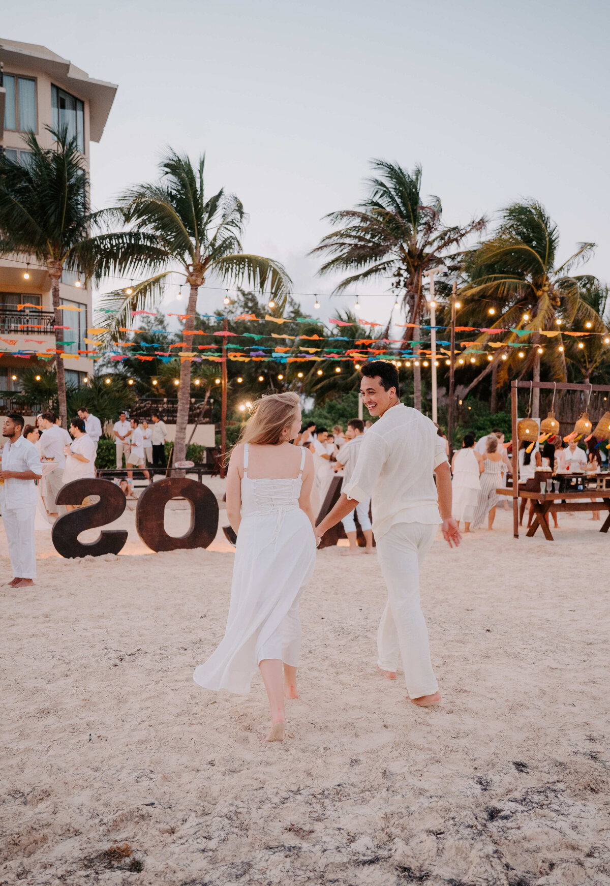 Dreams Riveria Maya Wedding - Bruich Wedding - WELCOME PARTY - Kyrsten Ashlay Photography-113-Edit