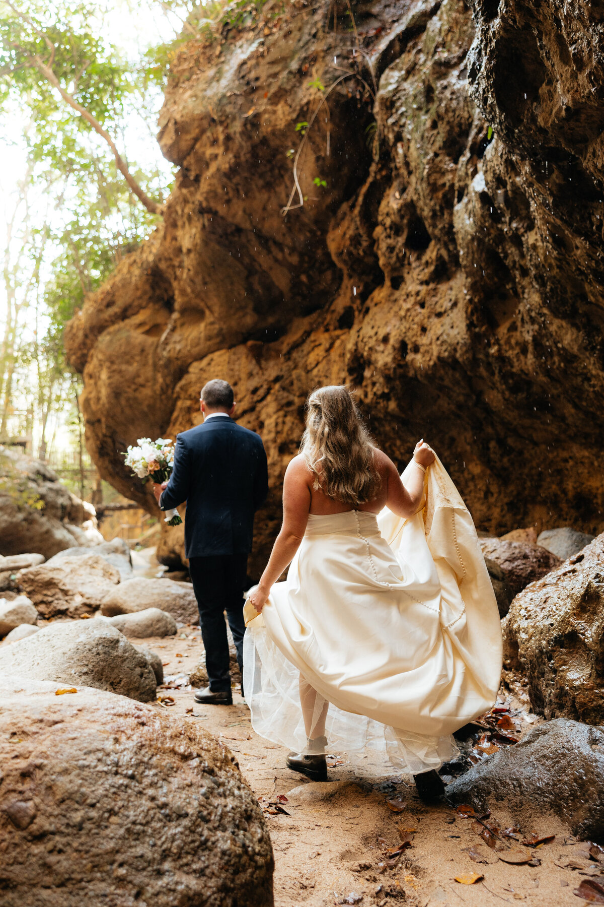 Lynzie and David - Waterfall-252