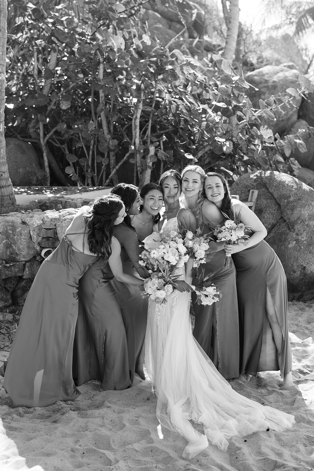 Bridesmaids at Cabo wedding