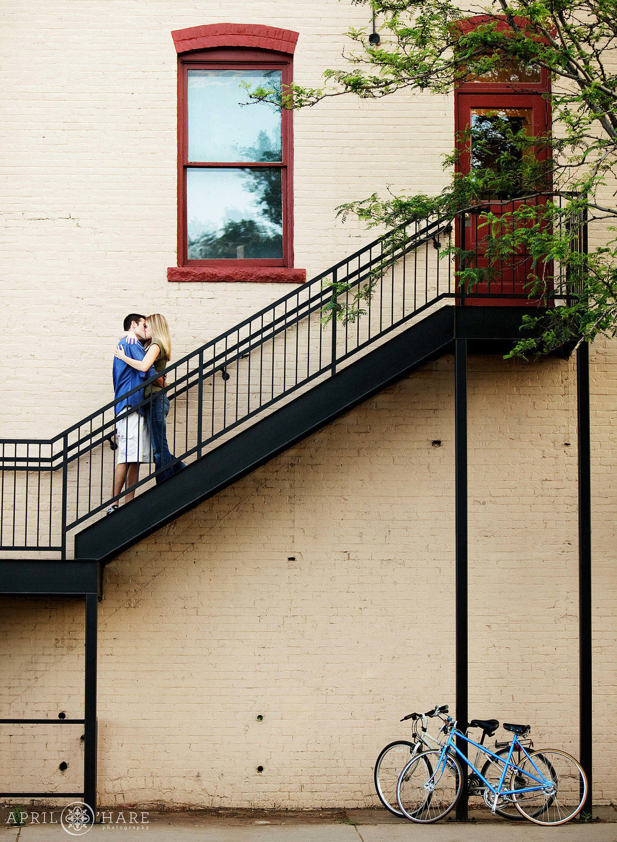 Colorado Engagement Photography in Old Town Fort Collins