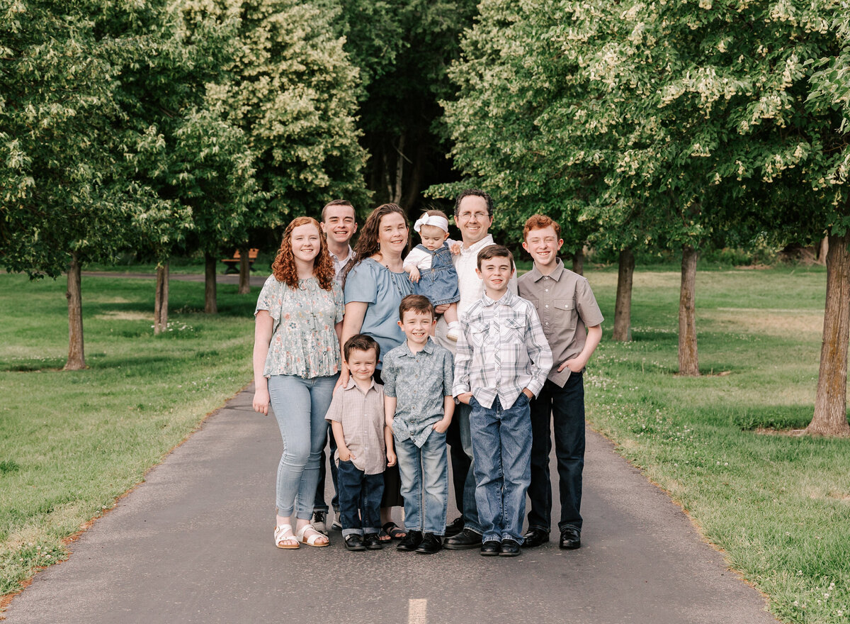 A family session in Utah during the summer of 2021.