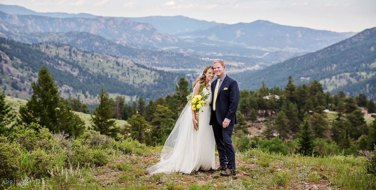 Beautiful Colorado Mountain Wedding Photography at YMCA of the Rockies in Estes Park