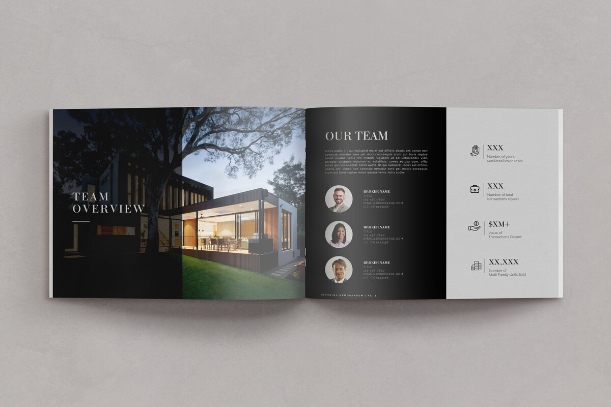 Offering Memorandum Template Spread 10