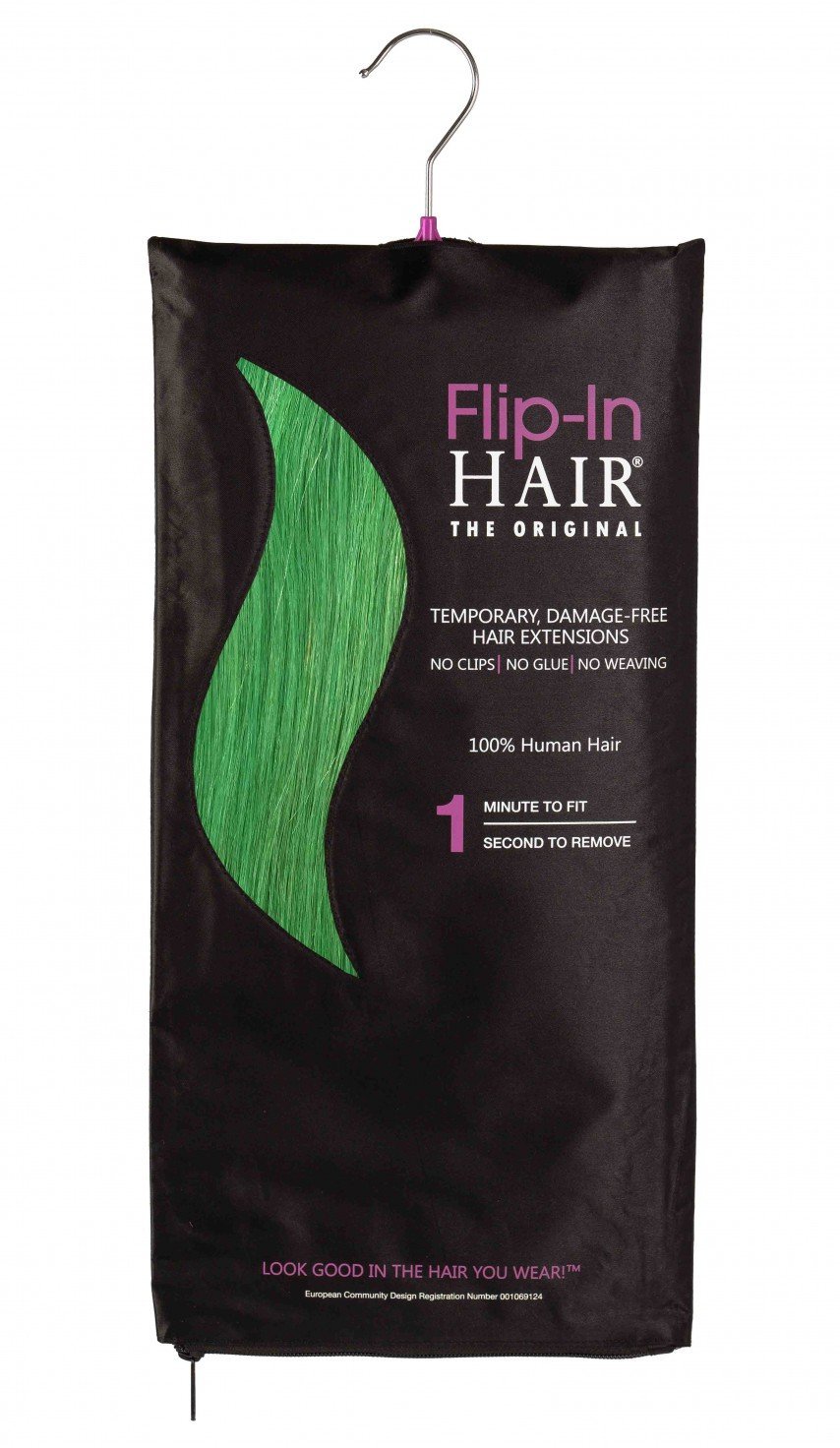 Flip-In Hair Original Emerald Green