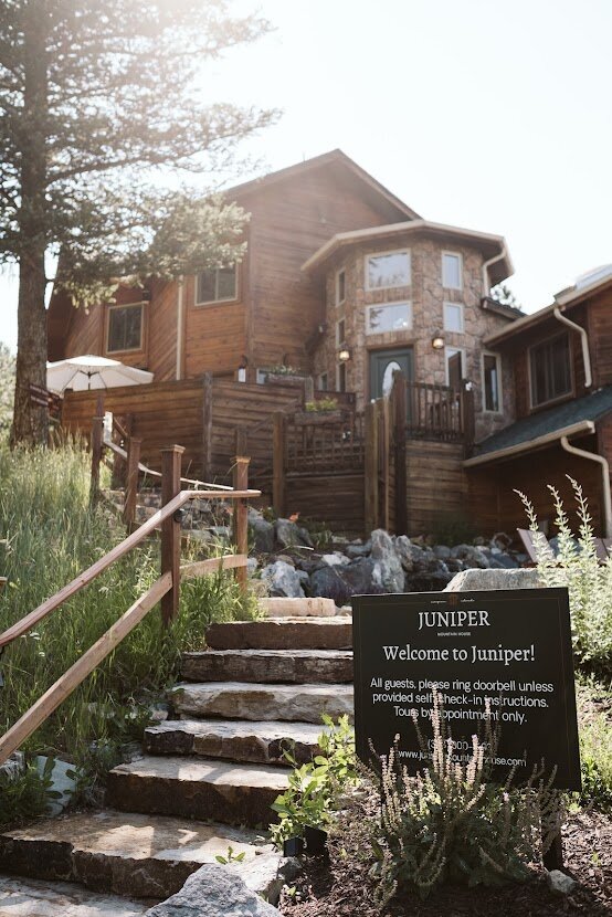 Juniper Mountain House Colorado forest wedding venue