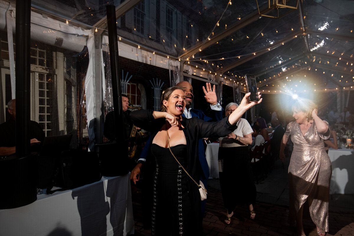 Morris House Wedding photography reception